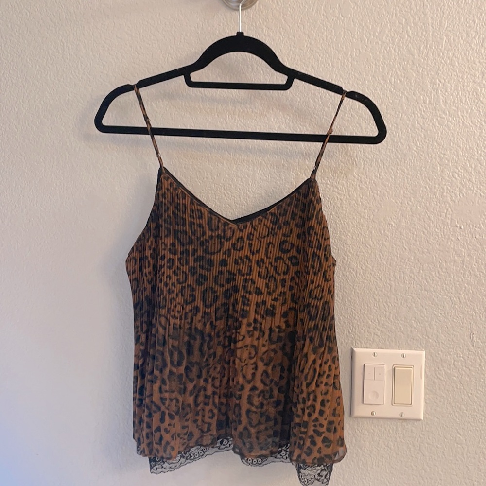 Leopard print camisole